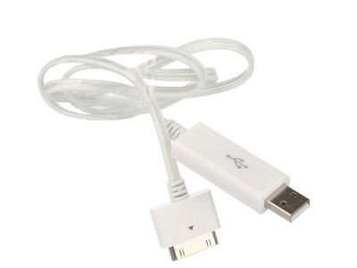   Onext USB 2.0 A/M to APPLE 30pin 1m White-Blue 60214