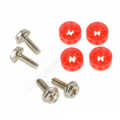 Lamptron HDD screws, red