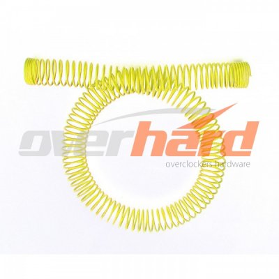 Koolance Tubing Spring Wrap, Steel Yellow for OD 13mm (1/2in)