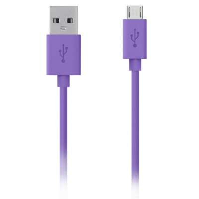     Belkin microUSB - USB M-M 2m Purple (F2CU012bt2M-PUR)