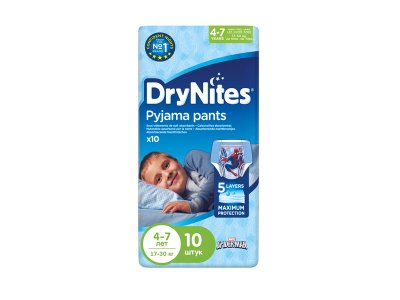 Huggies -   DryNites 4-7  17-30  10 