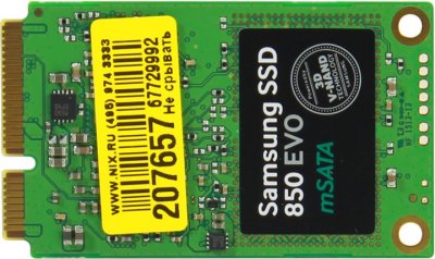  SSD 120 Gb mSATA 6Gb/s Samsung 850 EVO mSATA (MZ-M5E120BW) (RTL) V-NAND TLC