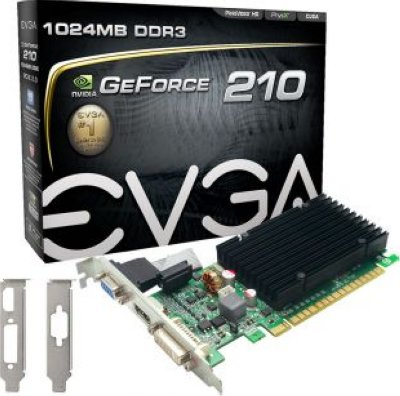  PCI-E 1024Mb GeForce 210 EVGA (01G-P3-1313-KR) [64bit, DDR3] RTL