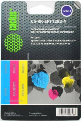    Cactus CS-RK-EPT1292-4 Color  Epson Office B42/BX305/305F/320/525/6