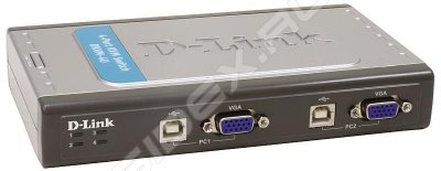KVM-переключатель D-Link DKVM-4U/A5B 4-портовый KVM-переключатель с портами USB