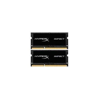 Модуль памяти Kingston NBook SO-DDR3 8192Mb, 1866Mhz (2x4096) Kindston HyperX Impact Black #HX318LS1