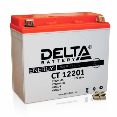 DELTA   CT12201 YTX20L-BS 12V 18Ah AGM