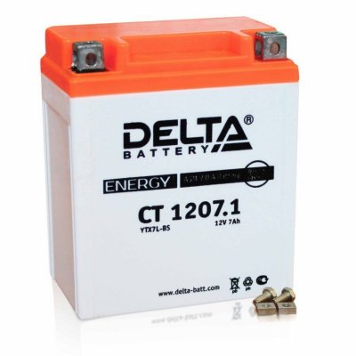  DELTA CT1207.1 YTX7L-BS 12V 7Ah AGM