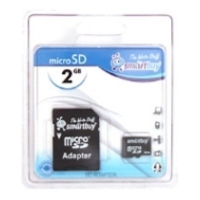   SmartBuy microSD 2GB + SD adapter