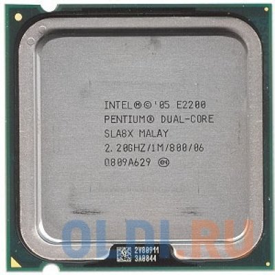  Pentium Dual Core E2200 OEM (2.20GHz, 800FSB, 1Mb, EM64T, LGA775)