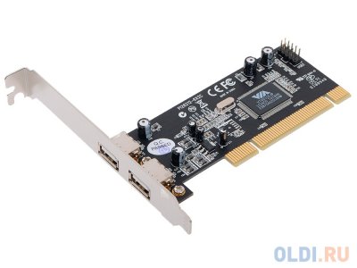  ST-Lab U164 PCI card to USB 2ext+2int USB 2.0 Ports (VIA6212), Retail