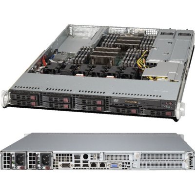   Supermicro SYS-1027R-N3RF 2xLGA2011, Intel C606, 10xHDD 2.5", 16xDDR3, 2xGbE, 16