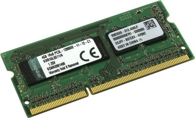 Модуль памяти Kingston KVR16LSE11/4 DDR-III SODIMM 4Gb PC3-12800 ECC (for Server)