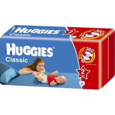 Huggies  "Classic" Econom 3-6  (37 ) 5029053543062