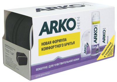 ARKO MEN  :    Sensitive 200  +    Sensitive 50  + 