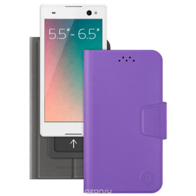Deppa Wallet Slide L  -   5.5""-6.5"", Purple