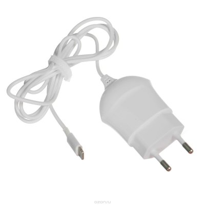 Deppa Wall Charger 1A, White      8-pin