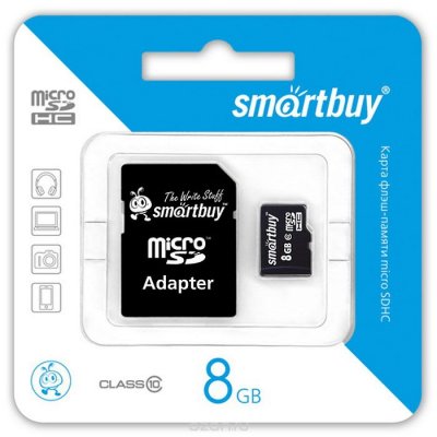 SmartBuy microSDHC  lass 10 8GB   (  SD)