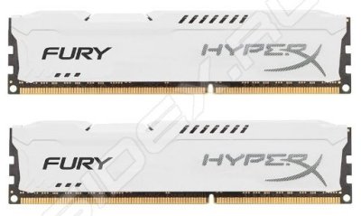   Kingston DDR3 8GB 1333MHz Kit (2x4GB) HyperX FURY White Series (HX313C9FWK2/8)