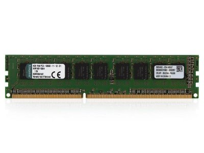 Kingston KVR16E11S8/4   DDR3 4GB PC3-12800 1600Mhz ECC CL11 Single Rank 1.5V