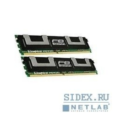 Модуль памяти Kingston DDR2 4GB (PC2-5300) 667MHz (Kit 2x2Gb) [KVR667D2D8F5K2/4G] Fully Buffered