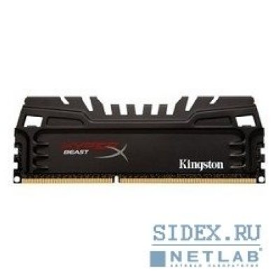 Модуль памяти Kingston DDR3 8GB (PC3-15000) 1866MHz Kit (2 x 4GB) [HX318C9T3K2, 8] HyperX XMP Beast