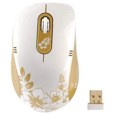 Мышь G-CUBE G7MA-6020SR White-Golden USB