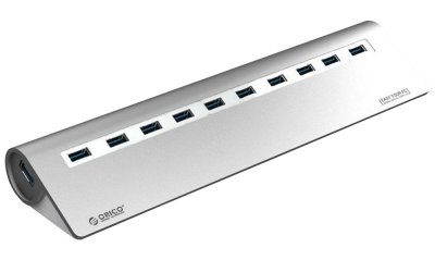  USB Orico M3H10-SV 10-Ports Silver
