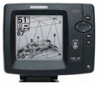 Humminbird 748 3D  6 , LCD 640  320 pix. 5", .   300  (