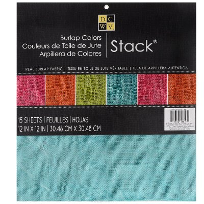     "Burlap Colors Stack", 15 