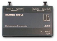 Kramer 465 Преобразователь двунаправленный, цифр.видео - оптический сигналы , 0.25 кг
