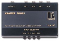Kramer 4x1V Коммутатор (4 х 1) композитного видео сигналов , 0.28 кг
