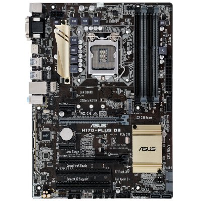   ASUS H170-PLUS D3 H170 Socket-1151 4xDDR3, 4xSATA3, RAID, M.2, 2xPCI-E16x, 8xUSB3.