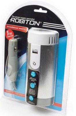 Robiton R1 автомобильный преобразователь напряжения 12 В-220 В, 150 Вт