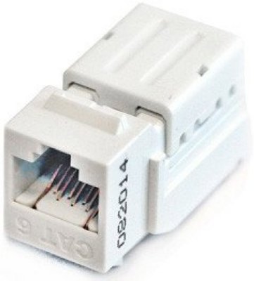 Hyperline KJNE-8P8C-C6-90-BK  Keystone Jack RJ-45(8P8C),  6, 110 IDC, 