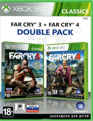  Far Cry 3 + Far Cry 4 (Xbox 360)
