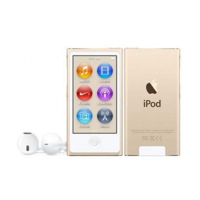 MP3  Apple iPod nano 16GB (7 Gen) Gold MKMX2RU/A