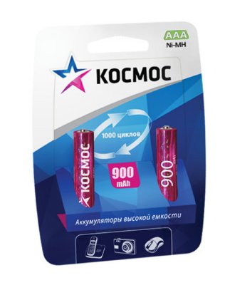  AAA -  AAA-BI-2 900 mAh Ni-MH KOCR03NIMH (2 )