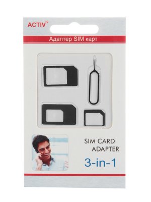   Activ SIM 3 in 1 Black 29804