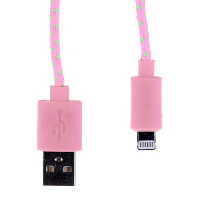   Glossar USB A - APPLE Lightning CORD-1 Pink 33940