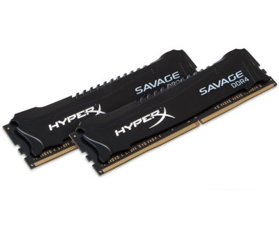 Модуль памяти Kingston HyperX Savage PC4-24000 DIMM DDR4 3000MHz CL15 - 8Gb (2x4Gb) HX430C15SB2K2/8