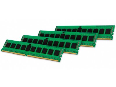Модуль памяти Kingston DDR4 DIMM 2400MHz PC4-19200 CL17 - 16Gb KIT (4x4Gb) KVR24R17S8K4/16
