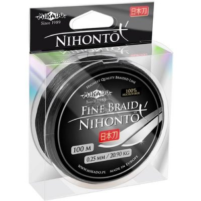  MIKADO NIHONTO FINE BRAID 0.18 black 100 