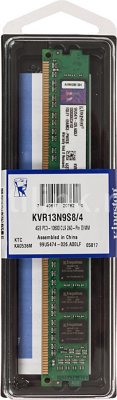 Модуль памяти KINGSTON VALUERAM KVR13N9S8/4 DDR3 ; 4 Гб