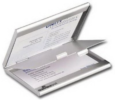   Durable Business Card Box Duo  20 , 55*90 , 