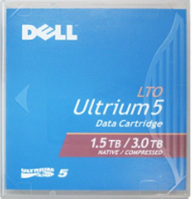  Dell Tape Media LTO5 Pack 5ps/ Capacity Native: 1.5TB, Compressed: 3.0TB