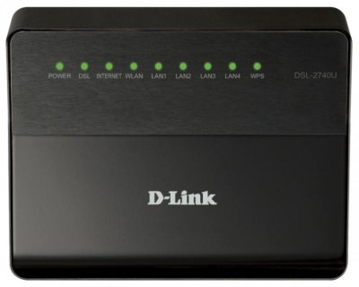   ADSL D-Link DSL-2740U/RA/V2A 802.11bgn 300Mbps 2.4  4xLAN 