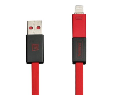   Remax Lightning + microUSB Shadow Magnet RC-026T  iPhone 6/6 Plus 1m Red 14311