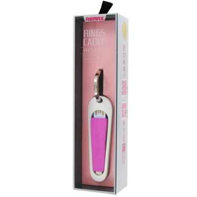   Remax USB - Lightning Rings RC-024i  iPhone 6/6 Plus Pink 14406