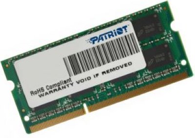     SO-DDR3 8Gb PC10600 1333MHz Patriot PSD38G13332S